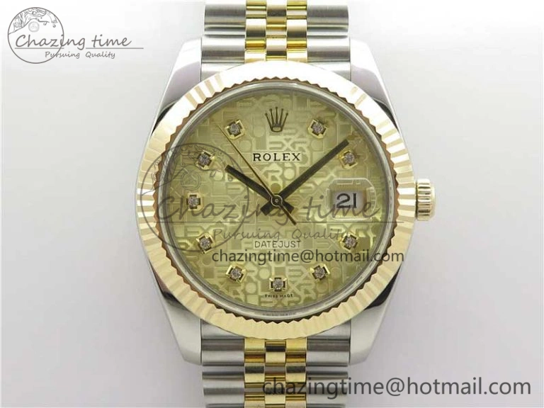DateJust 41 126333 SS YG Wrapped WWF Best Edition Gold Jubilee Makers Dial on SS YG Wrapped Jubilee Bracelet A2836