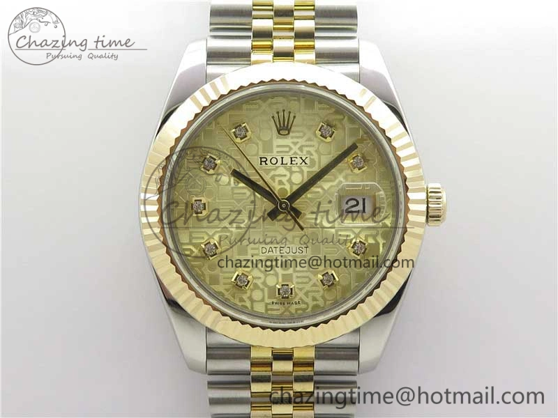 DateJust 41 126333 SS YG Wrapped WWF Best Edition Gold Jubilee Makers Dial on SS YG Wrapped Jubilee Bracelet A2836