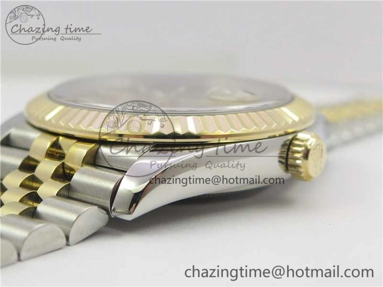 DateJust 41 126333 SS YG Wrapped WWF Best Edition Gold Stick Makers Dial on SS YG Wrapped Jubilee Bracelet A2836