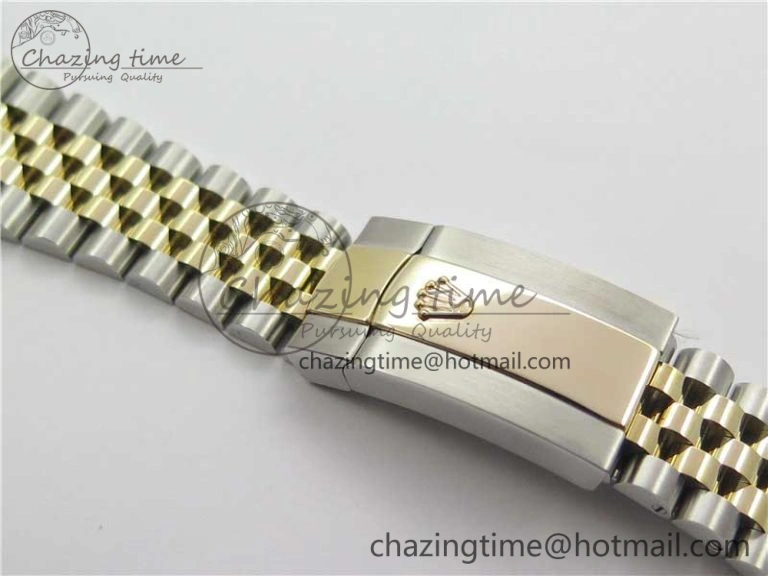 DateJust 41 126333 SS YG Wrapped WWF Best Edition Gray Roman Makers Dial on SS YG Wrapped Jubilee Bracelet A2836