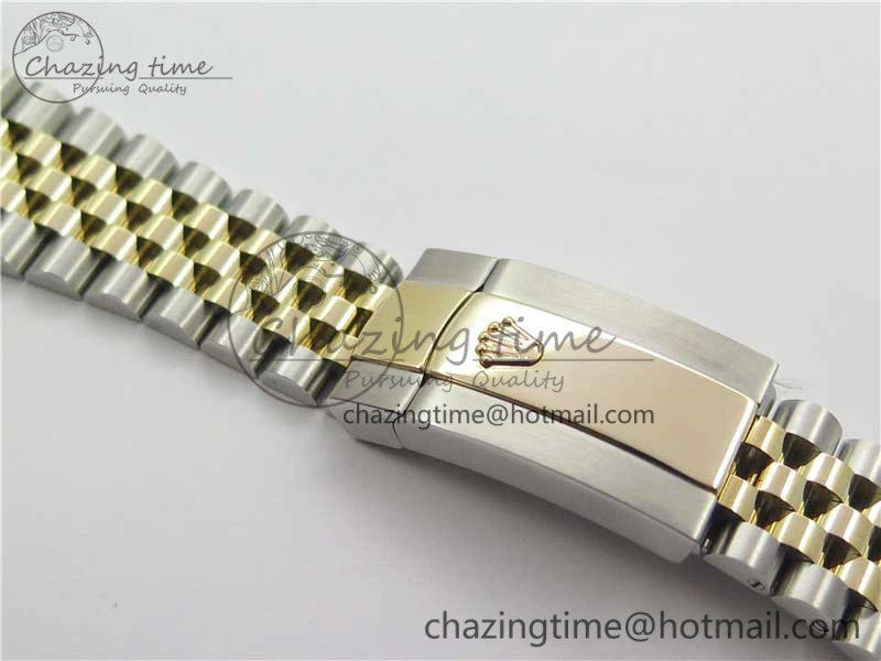 DateJust 41 126333 SS YG Wrapped WWF Best Edition Gray Roman Makers Dial on SS YG Wrapped Jubilee Bracelet A2836
