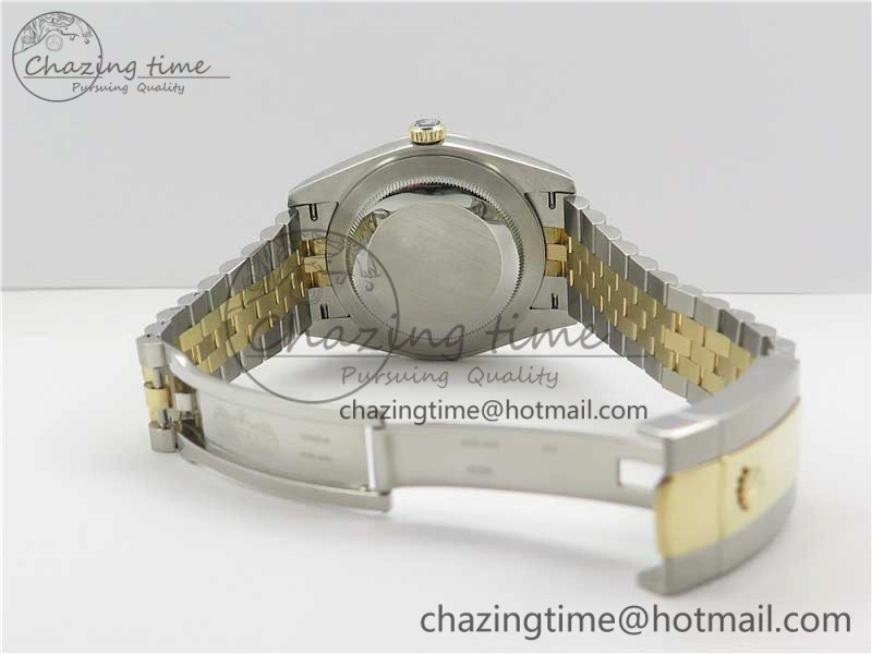 DateJust 41 126333 SS YG Wrapped WWF Best Edition Gray Roman Makers Dial on SS YG Wrapped Jubilee Bracelet A2836