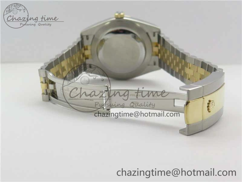 DateJust 41 126333 SS YG Wrapped WWF Best Edition Gray Roman Makers Dial on SS YG Wrapped Jubilee Bracelet A2836