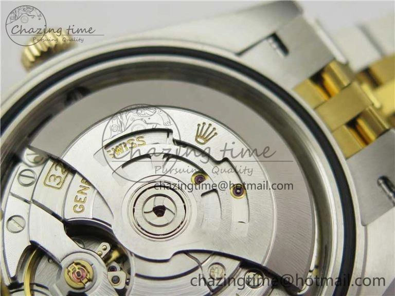 DateJust 41 126333 Wrapped SS YG 3AF 1:1 Best Edition YG Dial Crystal Markers on Wrapped SS YG Jubilee Bracelet A3235