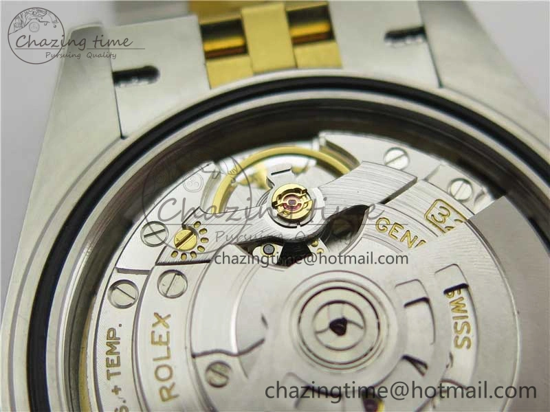 DateJust 41 126333 Wrapped SS YG 3AF 1:1 Best Edition YG Dial Crystal Markers on Wrapped SS YG Jubilee Bracelet A3235