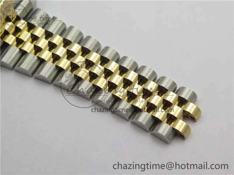 DateJust 41 126333 Wrapped SS YG 3AF 1:1 Best Edition YG Dial Crystal Markers on Wrapped SS YG Jubilee Bracelet A3235
