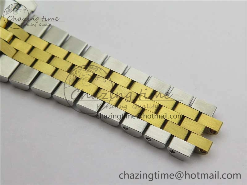 DateJust 41 126333 Wrapped SS YG 3AF 1:1 Best Edition YG Dial Crystal Markers on Wrapped SS YG Jubilee Bracelet A3235
