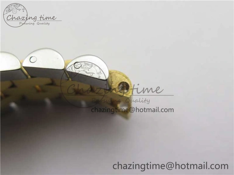 DateJust 41 126333 Wrapped SS YG 3AF 1:1 Best Edition YG Dial Crystal Markers on Wrapped SS YG Jubilee Bracelet A3235