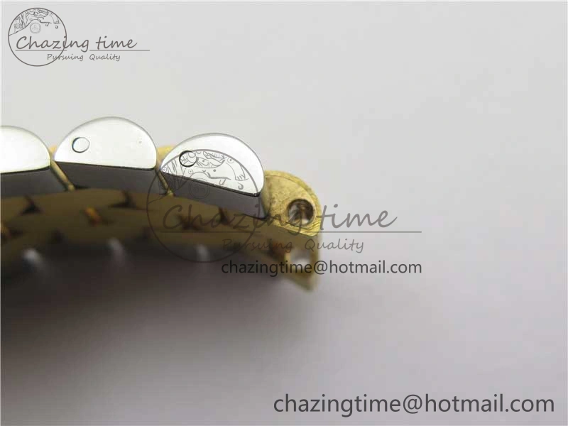 DateJust 41 126333 Wrapped SS YG 3AF 1:1 Best Edition YG Dial Crystal Markers on Wrapped SS YG Jubilee Bracelet A3235