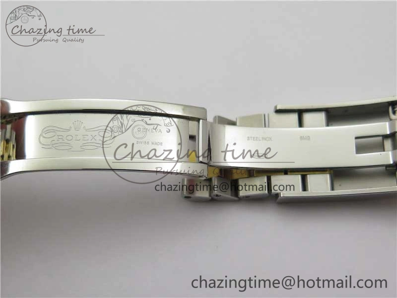 DateJust 41 126333 Wrapped SS YG 3AF 1:1 Best Edition YG Dial Crystal Markers on Wrapped SS YG Jubilee Bracelet A3235