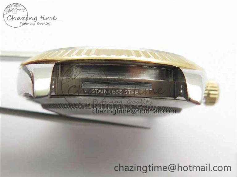 DateJust 41 126333 Wrapped SS YG 3AF 1:1 Best Edition YG Dial Crystal Markers on Wrapped SS YG Jubilee Bracelet A3235