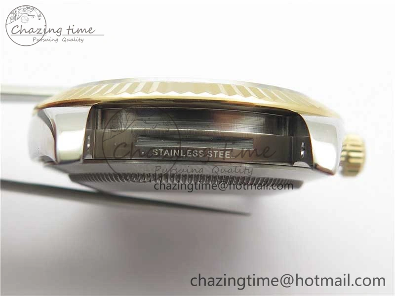 DateJust 41 126333 Wrapped SS YG 3AF 1:1 Best Edition YG Dial Crystal Markers on Wrapped SS YG Jubilee Bracelet A3235