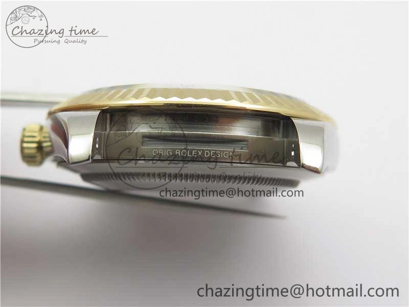 DateJust 41 126333 Wrapped SS YG 3AF 1:1 Best Edition YG Dial Crystal Markers on Wrapped SS YG Jubilee Bracelet A3235