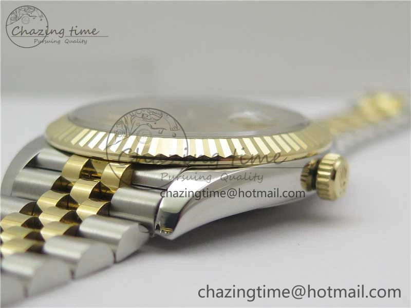 DateJust 41 126333 Wrapped SS YG 3AF 1:1 Best Edition YG Dial on Wrapped SS YG Jubilee Bracelet A3235
