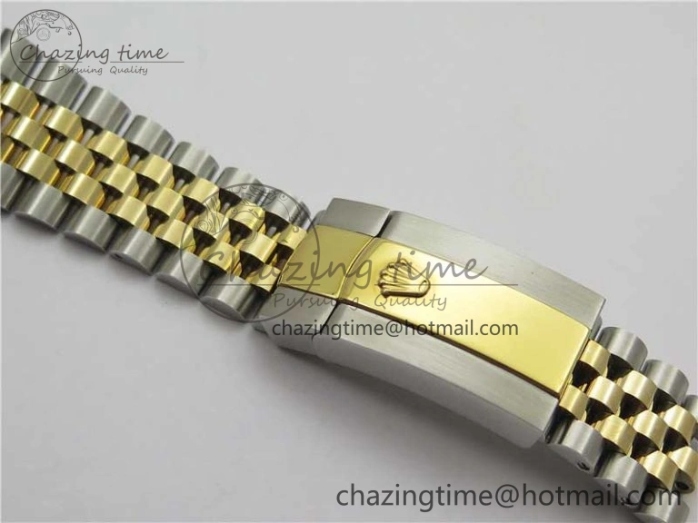 DateJust 41 126333 Wrapped SS YG 3AF 1:1 Best Edition YG Dial on Wrapped SS YG Jubilee Bracelet A3235
