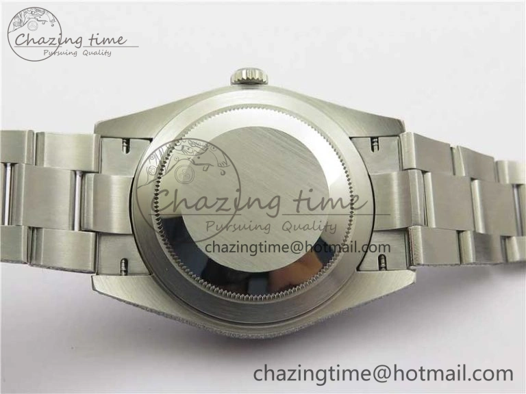 DateJust 41 126334 904 Full Paved Diamonds BP Maker Best Edition Gray Dial on Oyster Bracelet A2824
