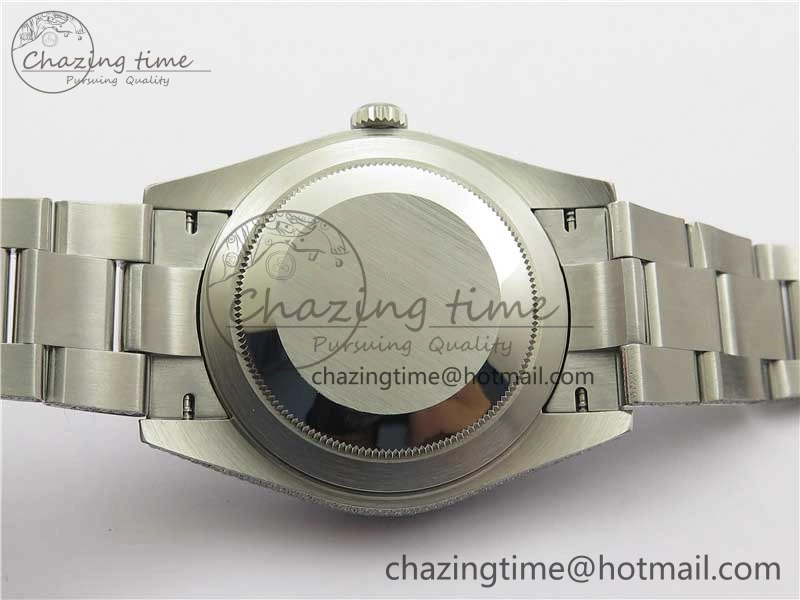 DateJust 41 126334 904 Full Paved Diamonds BP Maker Best Edition Gray Dial on Oyster Bracelet A2824