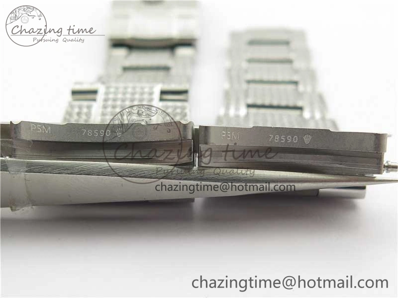 DateJust 41 126334 904 Full Paved Diamonds BP Maker Best Edition Gray Dial on Oyster Bracelet A2824