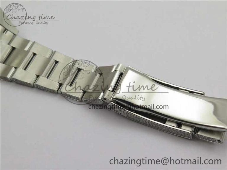 DateJust 41 126334 904 Full Paved Diamonds BP Maker Best Edition Gray Dial on Oyster Bracelet A2824