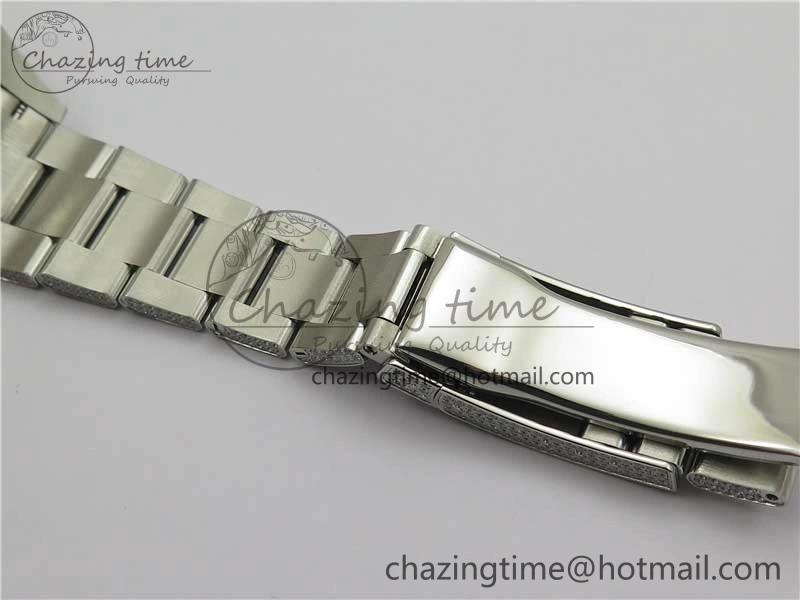 DateJust 41 126334 904 Full Paved Diamonds BP Maker Best Edition Gray Dial on Oyster Bracelet A2824