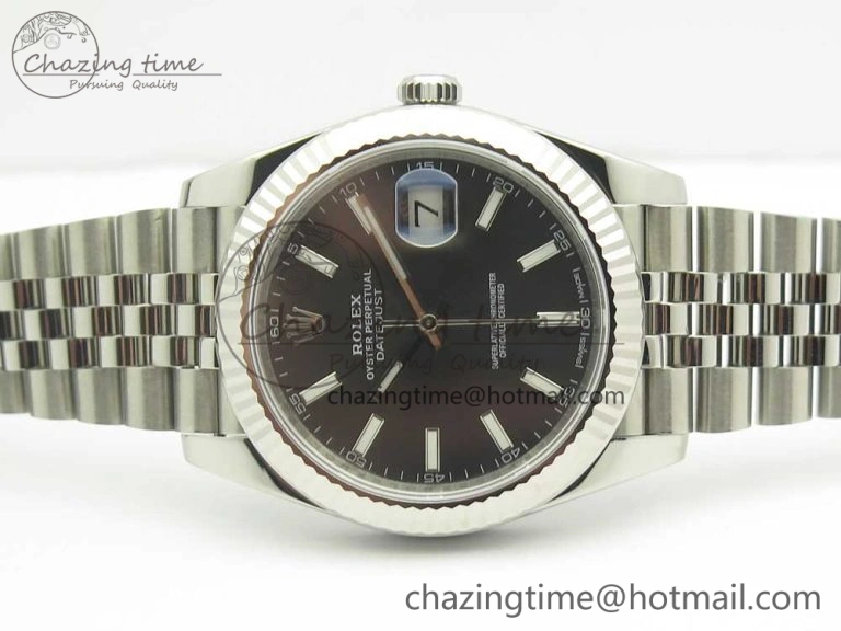 DateJust 41 126334 904L SS DJF 1:1 Best Edition Gray Dial on Jubilee Bracelet A2824