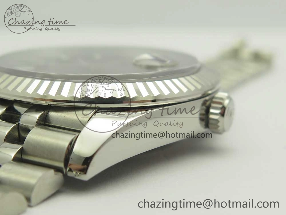 DateJust 41 126334 904L SS DJF 1:1 Best Edition Gray Dial on Jubilee Bracelet A2824