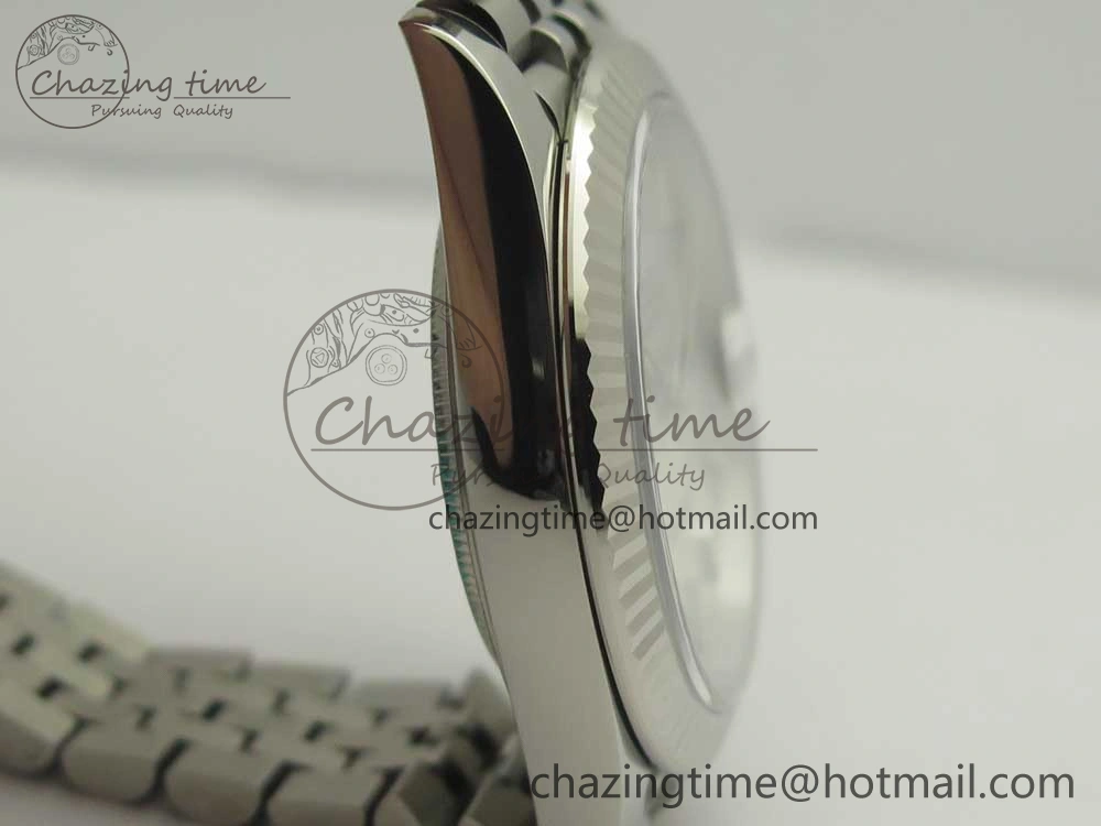DateJust 41 126334 904L SS DJF 1:1 Best Edition Silver Dial on Jubilee Bracelet A2824
