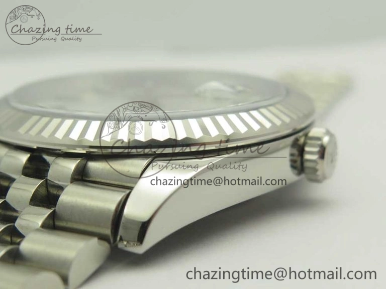 DateJust 41 126334 904L SS DJF 1:1 Best Edition Silver Dial on Jubilee Bracelet A2824