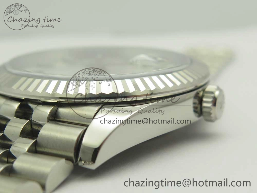 DateJust 41 126334 904L SS DJF 1:1 Best Edition Silver Dial on Jubilee Bracelet A2824