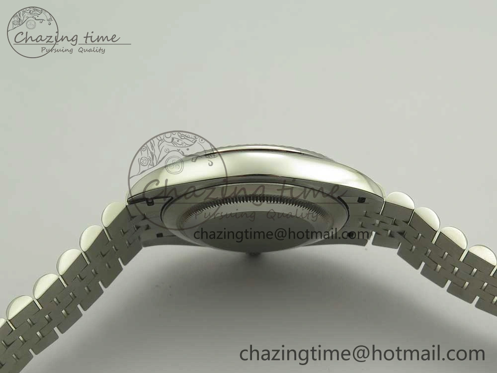 DateJust 41 126334 904L SS DJF 1:1 Best Edition Silver Dial on Jubilee Bracelet A2824