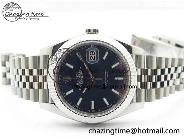 DateJust 41 126334 904L SS VSF 1:1 Best Edition Blue Dial on 904L Jubilee Bracelet VS3235