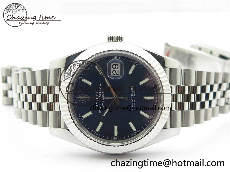 DateJust 41 126334 904L SS VSF 1:1 Best Edition Blue Dial on 904L Jubilee Bracelet VS3235
