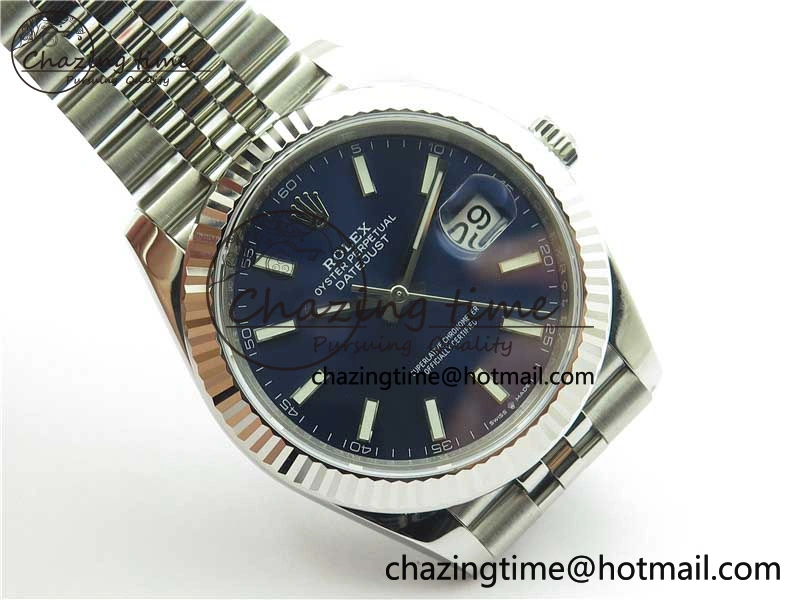 DateJust 41 126334 904L SS VSF 1:1 Best Edition Blue Dial on 904L Jubilee Bracelet VS3235