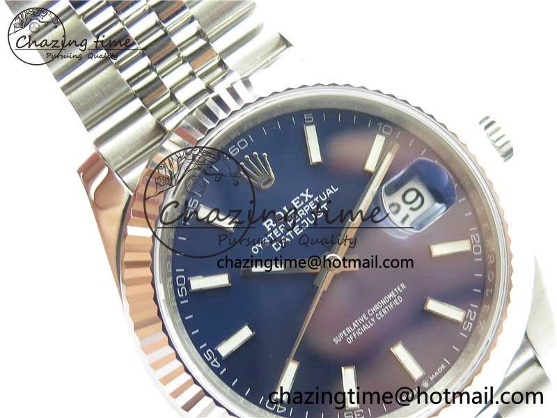 DateJust 41 126334 904L SS VSF 1:1 Best Edition Blue Dial on 904L Jubilee Bracelet VS3235