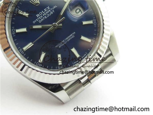 DateJust 41 126334 904L SS VSF 1:1 Best Edition Blue Dial on 904L Jubilee Bracelet VS3235