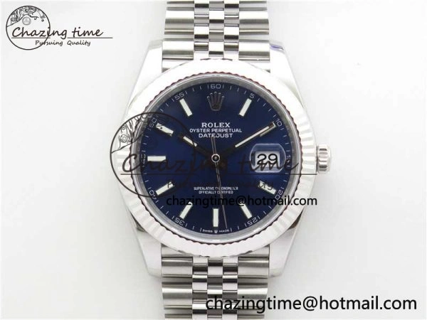 DateJust 41 126334 904L SS VSF 1:1 Best Edition Blue Dial on 904L Jubilee Bracelet VS3235