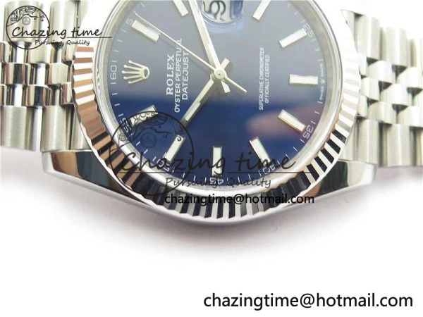 DateJust 41 126334 904L SS VSF 1:1 Best Edition Blue Dial on 904L Jubilee Bracelet VS3235