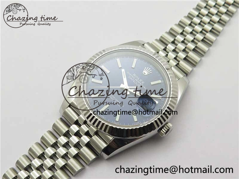 DateJust 41 126334 904L SS VSF 1:1 Best Edition Blue Dial on 904L Jubilee Bracelet VS3235