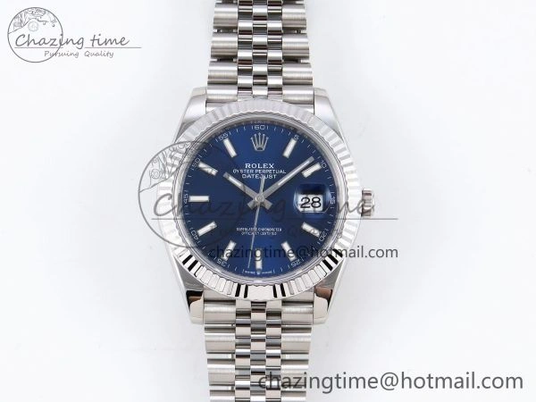 DateJust 41 126334 904L SS VSF 1:1 Best Edition Blue Dial on Jubilee Bracelet VS3235