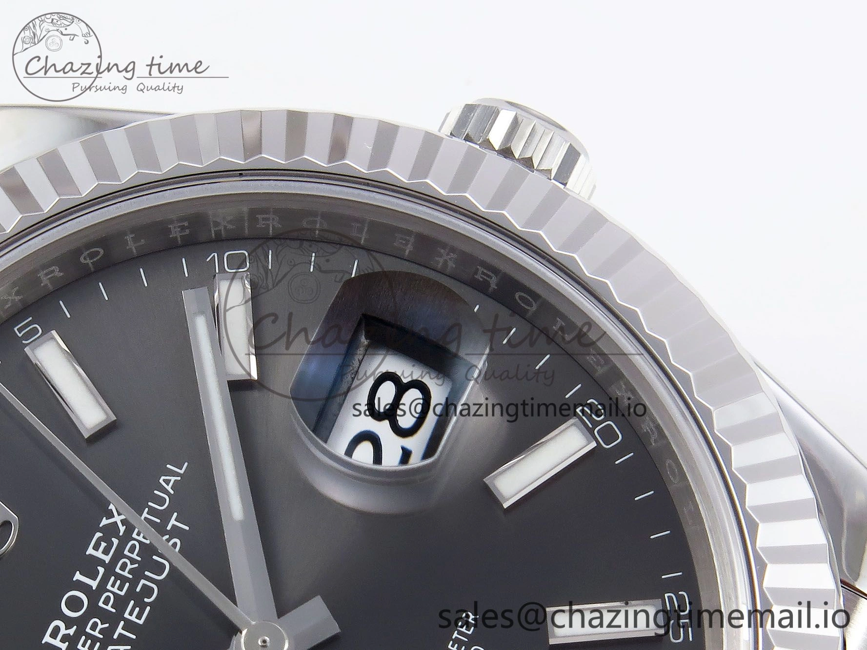 DateJust 41 126334 904L SS VSF 1:1 Best Edition Gray Dial on Jubilee Bracelet VS3235