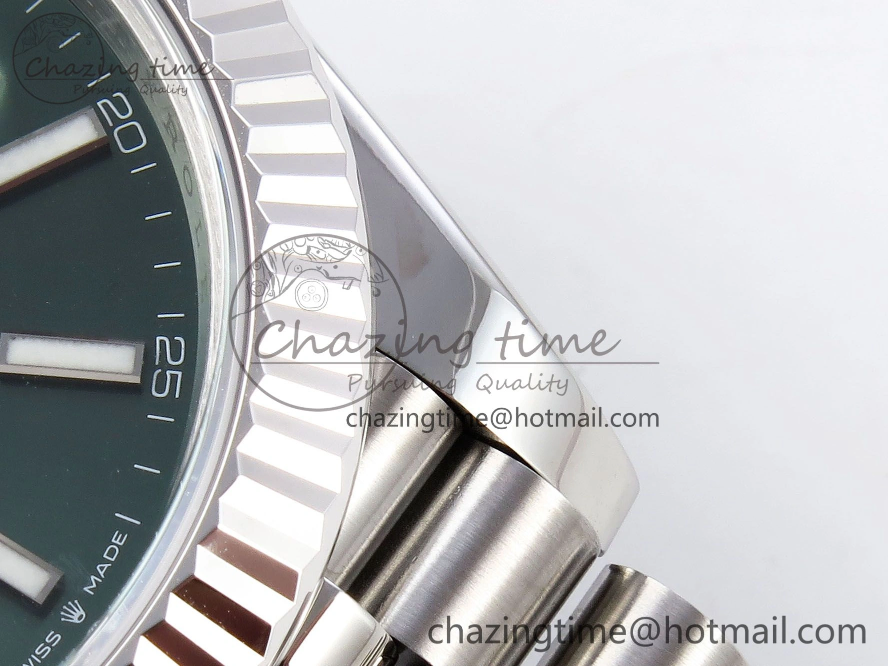 DateJust 41 126334 904L SS VSF 1:1 Best Edition Green Dial on Jubilee Bracelet VS3235