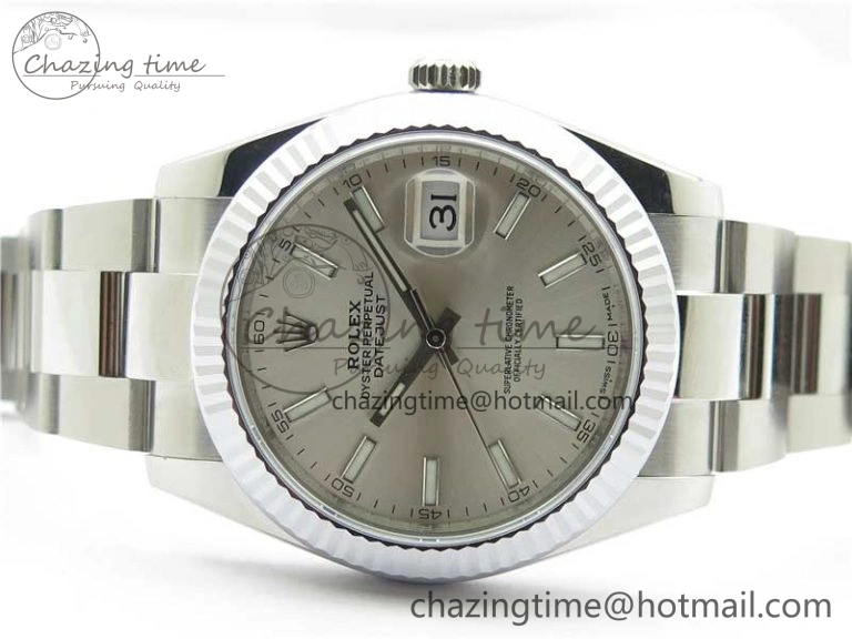 DateJust 41 126334 904L SS VSF 1:1 Best Edition Silver Dial on Oyster Bracelet VS3235
