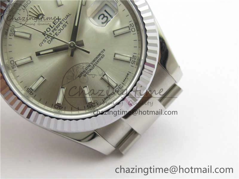 DateJust 41 126334 904L SS VSF 1:1 Best Edition Silver Dial on Oyster Bracelet VS3235