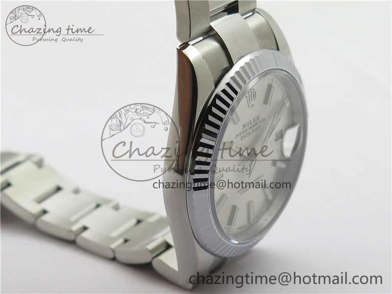 DateJust 41 126334 904L SS VSF 1:1 Best Edition Silver Dial on Oyster Bracelet VS3235