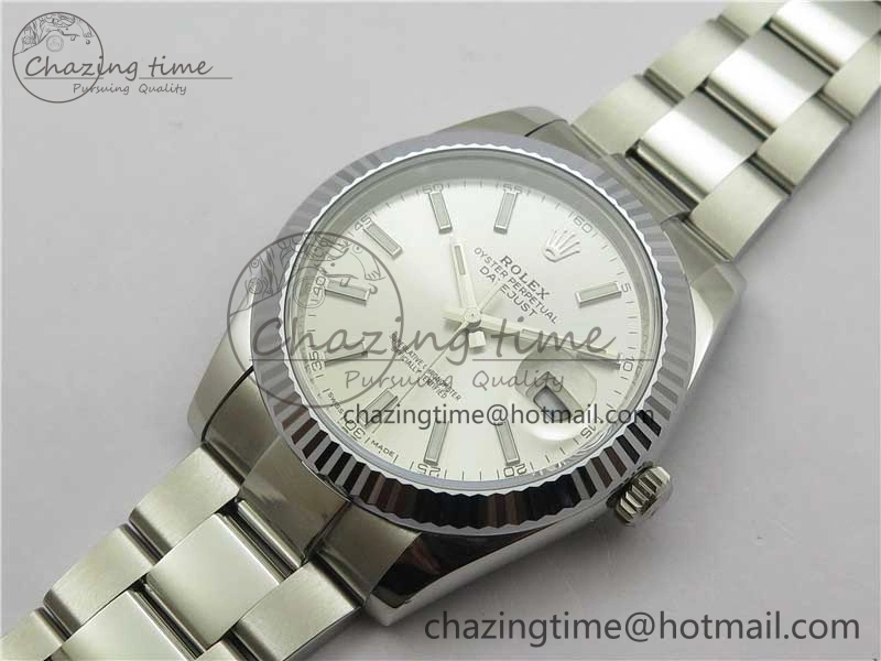 DateJust 41 126334 904L SS VSF 1:1 Best Edition Silver Dial on Oyster Bracelet VS3235