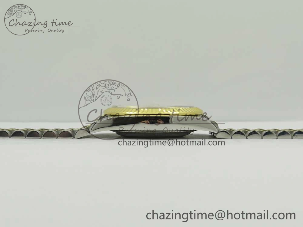 DateJust 41 126334 904L SS YG DJF 1:1 Best Edition Silver Dial Stick Markers on SS YG Jubilee Bracelet A2824