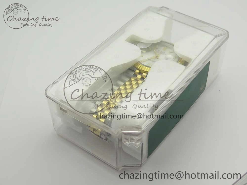 DateJust 41 126334 904L SS YG DJF 1:1 Best Edition Silver Dial Stick Markers on SS YG Jubilee Bracelet A2824