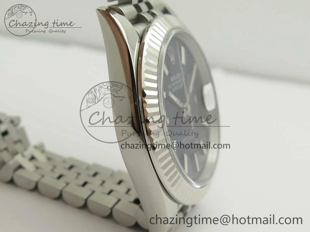DateJust 41 126334 ARF 1:1 Best Edition 904L Steel Blue Dial on Jubilee Bracelet A2824