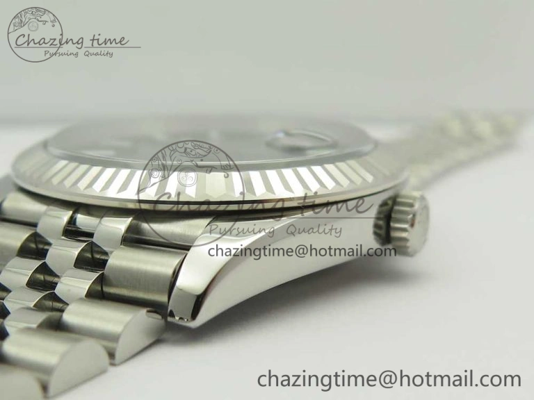 DateJust 41 126334 ARF 1:1 Best Edition 904L Steel Blue Dial on Jubilee Bracelet A2824
