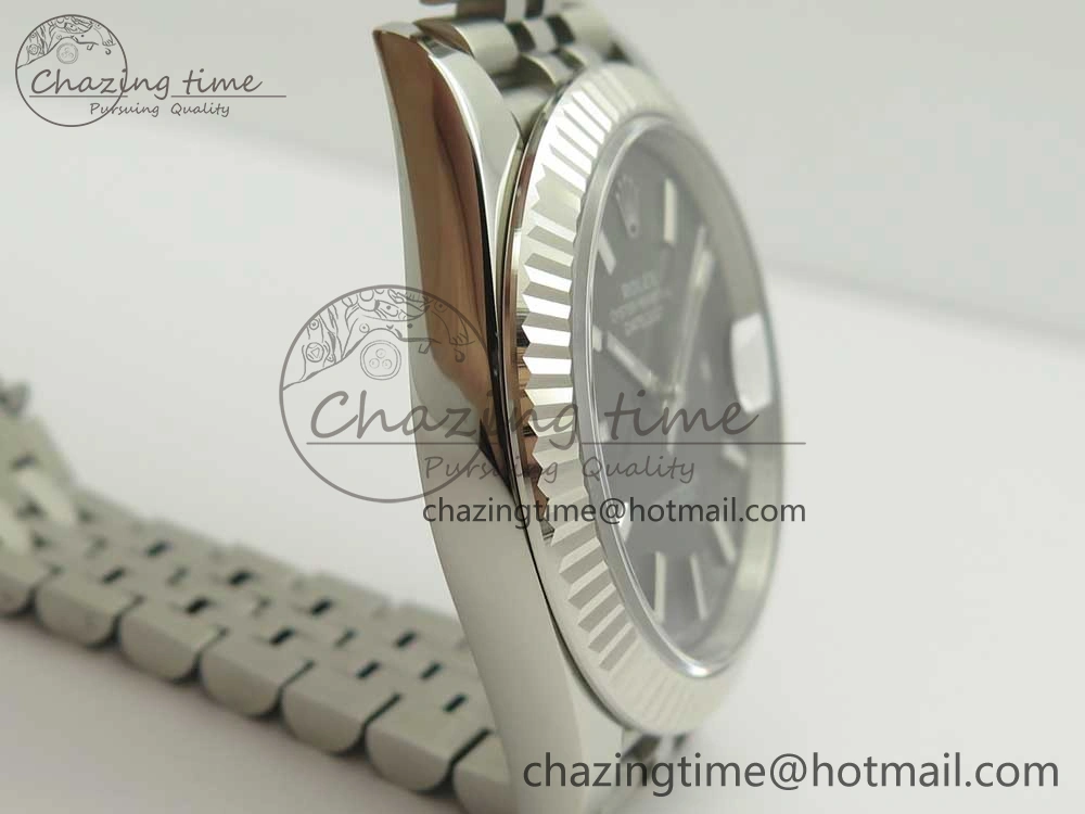DateJust 41 126334 ARF 1:1 Best Edition 904L Steel Gray Dial on Jubilee Bracelet A2824